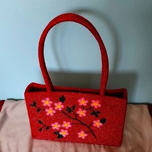 Min inc beaded handbag